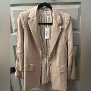 Reformation Women's Tan Blazer